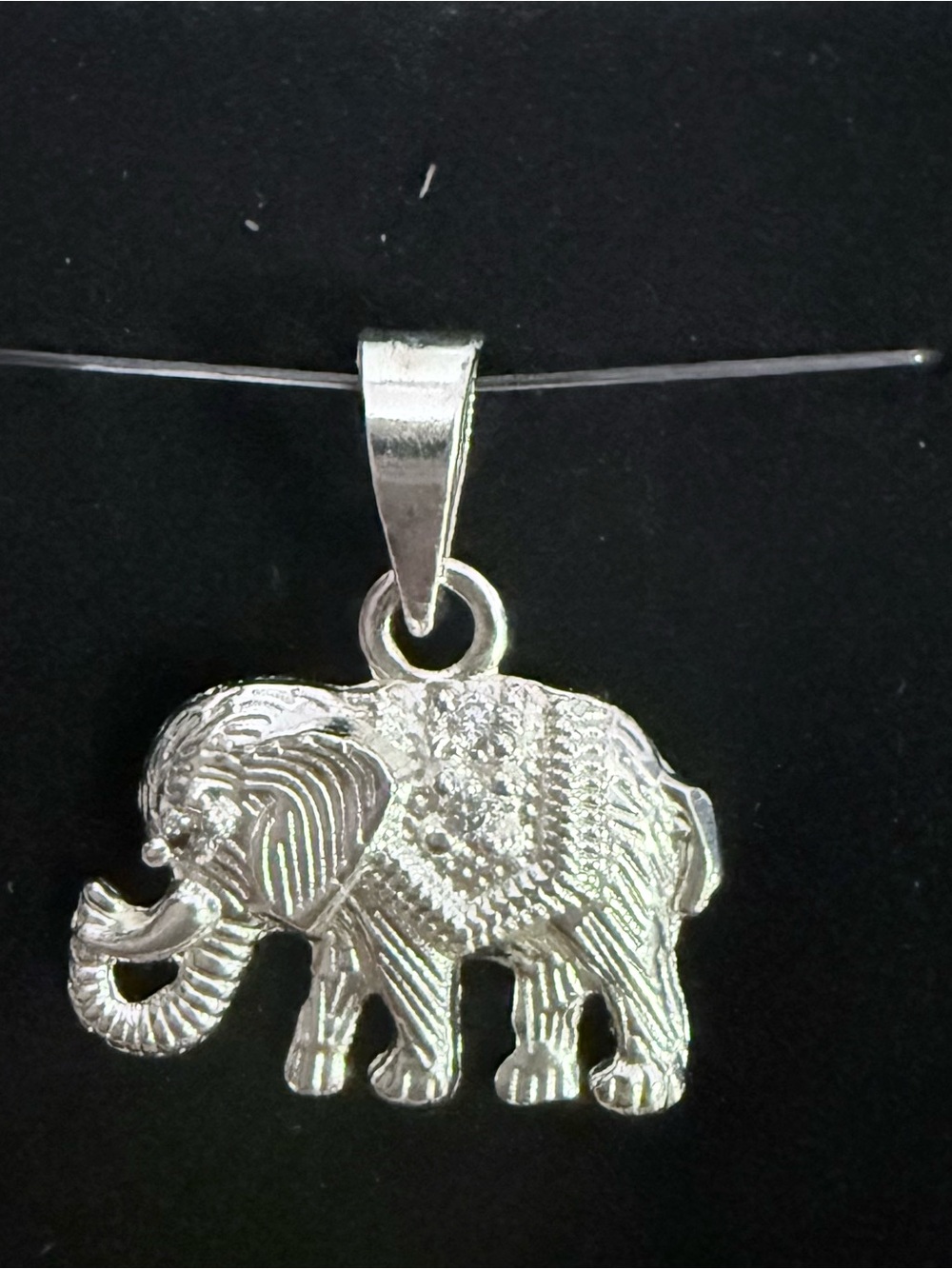 Silver Elephant Pendant Necklace - Elegant Women’s Jewelry